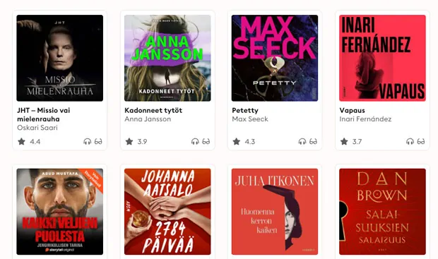 Bookbeatin tietokirjoja