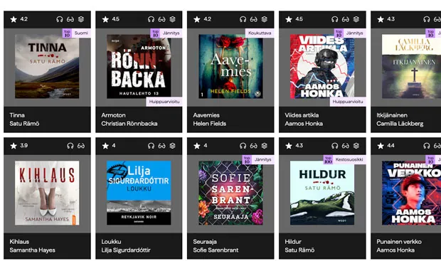 Bookbeatin tietokirjoja