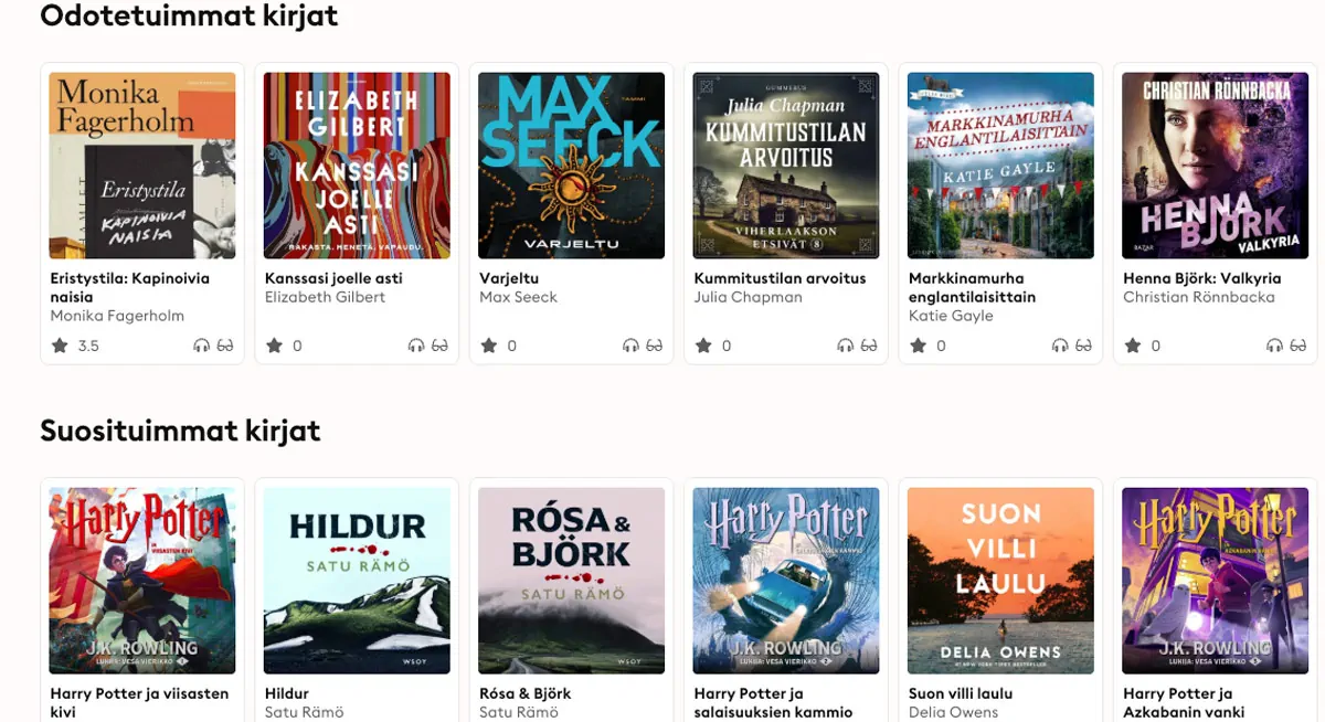 Bookbeatin tietokirjoja